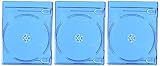 Hama Blu-Ray Disc Double Jewel Case, 3 PCS./Pack, Blue 2dischi Blu