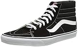 Vans Ua Sk8-hi, Sneakers Unisex - Adulto, Black Suede, 40.5 EU