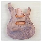 corpo chitarra 8 Stringa Per Chitarra Elettrica Body Tree Burl Top Guitar Barrel Okoume Wood Body Per Chitarra Elettrica kit chitarra fai da te