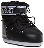 Moon Boot Stivali da neve da donna Classic Low 2, Nero, 39/41 EU