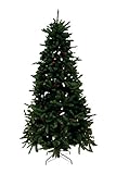 Galileo Casa Xmas Albero Natale, PVC, Verde, 140x140x240 cm