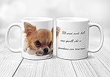 Fashion Graphic Tazza Mug Chihuahua Alimentare Lavabile Lavastoviglie con Scatola