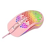 BUTIFULSIC 1 Pc Mouse Da Gioco Cavo Mouse Del Portatile Mouse Del Computer Mouse Da Gioco Luminoso Accessorio Informatico Mouse Da Gioco Creativo Topo Scavato V9 Controllore Cablato Plastica