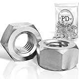 PD® Dadi M8 (DIN 934 / ISO 4032) | Dadi esagonali in acciaio inox A2 V2A | Hex Nut Dado acciaio inox per viti, bulloni filettati e barre filettate | 25 pezzi