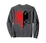 Amo l Albania con la bandiera dell Albania Felpa