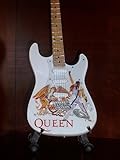 Mini chitarra bianca QUEEN FREDDIE MERCURY Display regalo