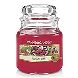 Yankee Candle Candela Profumata in Giara Piccola, Lampone rosso, Durata Fino a 30 Ore