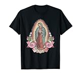 Madonna Virgen De Guadalupe Vergine Maria Maglietta