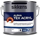 SIKKENS ALPHA TEX ACRYL NEW BIANCO 5 LITRI NUOVA FORMULA MAXI COPERTURA