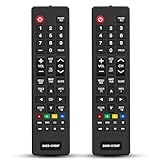 2 Pezzi Telecomando Universale per Samsung Smart TV, BN59-01199F Sostitutivo Telecomando, Compatibile con Samsung Smart TV LCD LED HDTV 3D 4K, Nessuna Configurazione, Telecomando TV Universale