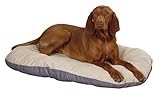 Cuscino per cani Kerbl Loneta (cuscino per razze medio-grandi, misura 72/52/8 cm, cuccia beige/grigia) 80355