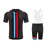 UGLY FROG Completo Uomo Maglia Ciclismo Abbigliamento Estivo da Bici Manica Corta e Pantaloncini Confortevole Traspirante DTMX03F