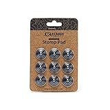 XCMAN 4 Layer-Cone Studs 7.87 pollici Dia Alluminio Snowboard Stomp Pad - 9pcs