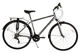 Bounty Country, Bicicletta Ibrida Unisex Adulto, Argento, 45.72 cm