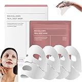 Bio-Collagen Real Deep Mask,Bio Mask Collagen,Maschera Viso Coreana,Bio-Collagene Vera Maschera Profonda,Maschera viso al bio-collagene,per il Collagene,Film di collagene puro