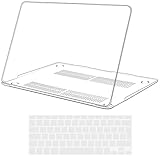 iNeseon Custodia Compatibile con 2015-2017 MacBook 12 Pollici (A1534), Protettiva Cover Rigida Case e Copertura Tastiera per MacBook 12 Retina, Cristallino