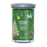 CANDELA TUMBLER GRANDE SHIMMERING CHRISTMAS TREE YANKEE CANDLE