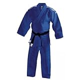ADIDAS Uniforme Judo Allenamento Adulto, Blu, 160cm