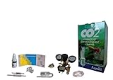 Aquili CO206T Kit Co2 Completo per Bombola Ricaricabile, Modello Top