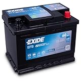 Exide 027 EFB Auto Batteria 60Ah EL600