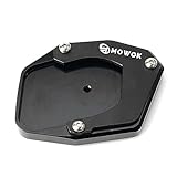 CCYYMOWOK Supporto Laterale Estensione Cavalletto Moto Accessori adatto per R1200GS Adventure 2007-2012 GS 1200 R1200 GS 2008 2009 2010 2011 (nero)