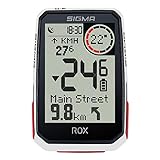 SIGMA Sport Rox 4.0 EVO White HR, Set ciclo-computer wireless con navigatore GPS e cardiofrequenzimetro, navigatore GPS con altimetro