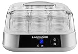 LAGRANGE 459002 Yogurtiera Linea/Perno, 18 W, Acciaio Inox