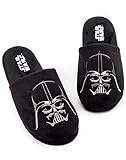 Star Wars Pantofole da uomo Darth Vader Scarpe da casa in poliestere lato scuro 41-42 EU