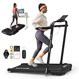 Mobvoi Home Treadmill SE Tapis Roulant Elettrico 1-12km/h Pieghevole 3 in 1 Tappetino da Passeggio Portatile Compatto da 2,5 HP con Display LED Telecomando per Ufficio Domestico Supporto per Tablet