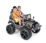 Peg Perego Gaucho Pro Realtree TM Fuoristrada Elettrico Cavalcabile, Batteria Ricaricabile da 24V, 2 Motori Silenziosi da 420W l’uno, Ruote Gommate, Radio, Luci e Suoni, Cruscotto Multifunzione