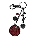 Twilight Eclipse Metal Key Ring with Bag Clip Wolf Pack