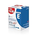 Vita Act Vitamina E, Integratore Alimentare con 60 60 mg di vitamina E, 1 Confezione da 60 Compresse