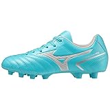 Mizuno Monarcida Neo Ii Select Jr, Scarpe Da Football Unisex Bambini E Ragazzi, Blu Curacao Biancaneve Rosso Marrone Raso, 36.5 EU