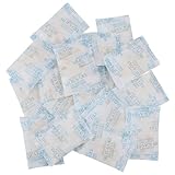 10 g X 20 Confezioni Silica gel Bustine,Desiccant Silica gel Riutilizzabile con Perle Arancioni Indicatore per Armadio Casseforti Bagno Prodotti ,Tasso di Assorbimento Dell umidità Fino al 30%