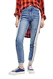 Desigual Denim_Lamar Pantaloni Casual, Blu, M Donna