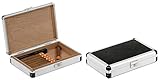 HUMIDOR UMIDIFICATORE DA VIAGGIO IN ALLUMINIO LUBINSKI