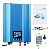 DEWIN Inverter Solare 1000W, Solar Grid Tie Inverter Inverter Fotovoltaico MPPT Inverter di Rete per Pannelli Solari 24V Scarica Batteria Regolabile AC 220V