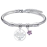 YJYJZX Sorella Bracciale Sorelle Regalo Sorella Donna Regalo Festa della Sorella Regali Sorella Anniversario Regalo Compleanno Sorella Bracciale Donna Bracciale Regali Natale (1)