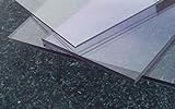 Lastra trasparente in policarbonato compatto, 2.050 x 1.250 x 0,75 mm