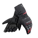 Dainese Tempest D-Dry Long, Guanti da Moto, Unisex adulto, L, Nero/Rosso