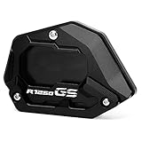 Modeer Per BMW R1250GS Rallye HP 2018-2023 (solo per sospensioni sportive) Moto Supporto CNC Prolunga Cavalletto Cavalletto Laterale Pad r 1250 gs hp Accessori (Nero)