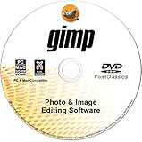 GIMP Photo Editor 2024 Premium Professional Image Editing Software CD - Compatibile con Windows 11, 10, 8, 7, Vista, XP (32 e 64 bit), macOS e Mac OS X - Licenza a vita, nessuna sottoscrizione mensile