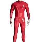 Handmade Double Shoulders Zipper Men s Full Body Design Latex Catsuit Rubber Clothing No Crotch Zip