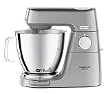 Kenwood Titanium Chef Baker XL KVL85.424SI Planetaria con Bilancia Integrata dotato con 3 utensili di miscelazione, Doppia Ciotola da 5L e 7L, Food Processor da 1,2L e Frullatore in vetro da 1,6L