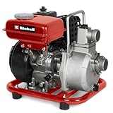 Einhell GC-PW 16 Motopompa (motore benzina 4 tempi, 1600 W - 2,2 HP, portata max 14000 L/h, prevalenza 28 m, altezza aspirazione max 7m, serbatoio 1,8l)