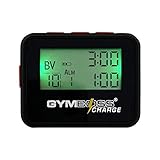 Gymboss Timer a intervalli di ricarica e cronometro (nero/rosso)