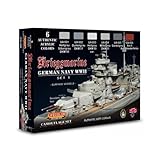 LifeColor German WWII Kriegsmarine Set 1 (22ml x 6) # LC-CS09