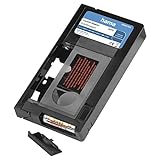 Hama Adattatore Cassetta VHS-C/VHS  00044704  (convertitore Video, Cassetta motorizzata, 6 mm) Nero