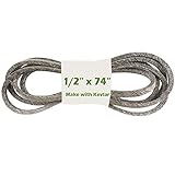 1/2 "x 74" Lawn Mower Taglio Deck Belt Trattore Cinghia Fare con Kevlar Compatibile con Snapper 1-8236 2-2252 7018236 7022252 7022252YP, Murray 1001223 1001223MA 710232323