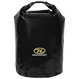 Highlander - PVC impermeabile zainetto di compression Nero, 29 l